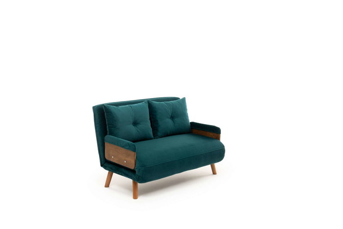 Atelier Del Sofa Cosmo Sofá-Cama de 2 Plazas Verde Petróleo Atelier Del Sofa Cosmo Sofá-Cama de 2 Plazas Verde Petróleo